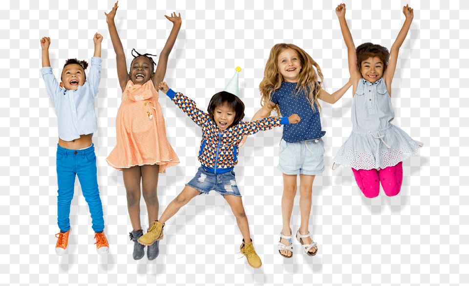 Preschoolers Jumping, Boy, Child, Person, Male Png Image