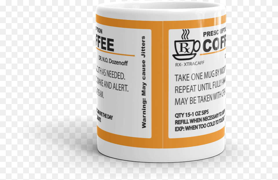 Prescription Coffee Mug Big Mouth Toys Prescription Coffee Mug Multi, Can, Cup, Tin, Beverage Png Image