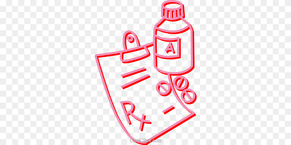 Prescription Drugs Royalty Vector Clip Art Illustration, Bottle, Dynamite, Weapon, Symbol Png Image