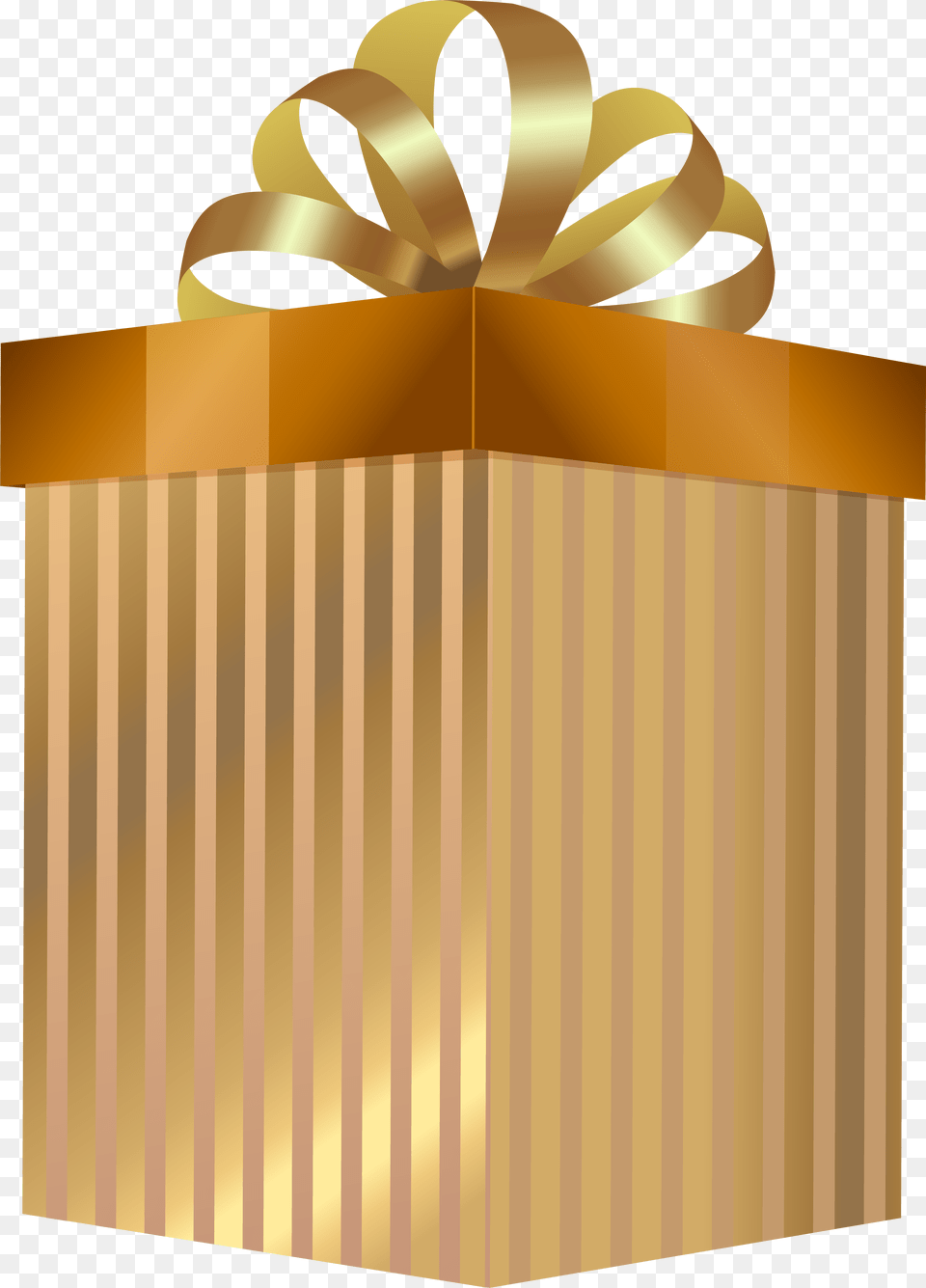Present Clipart Gold Gold Gift Clipart Png