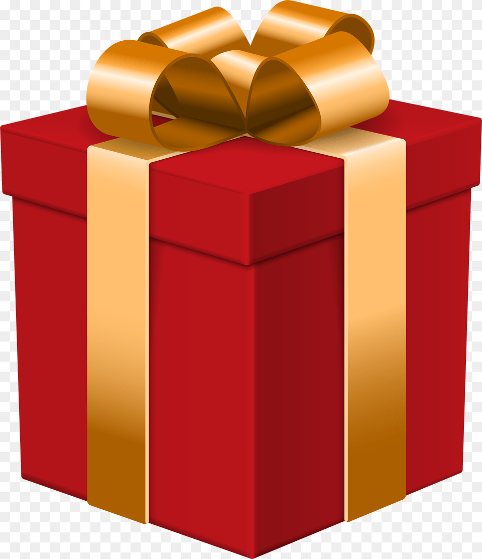 Present Clipart Red, Gift, Mailbox Png Image
