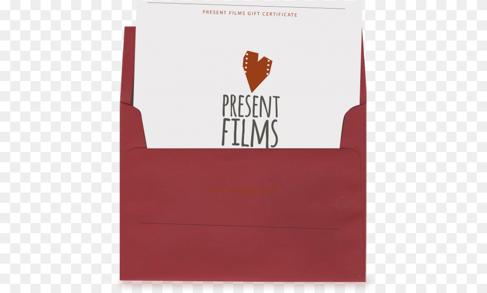 Present Films Gift Certificate Envelope, File Binder, File Folder Png