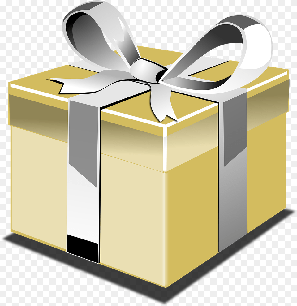 Present Gift Ribbon Caixa De Presente, Box, Mailbox Png