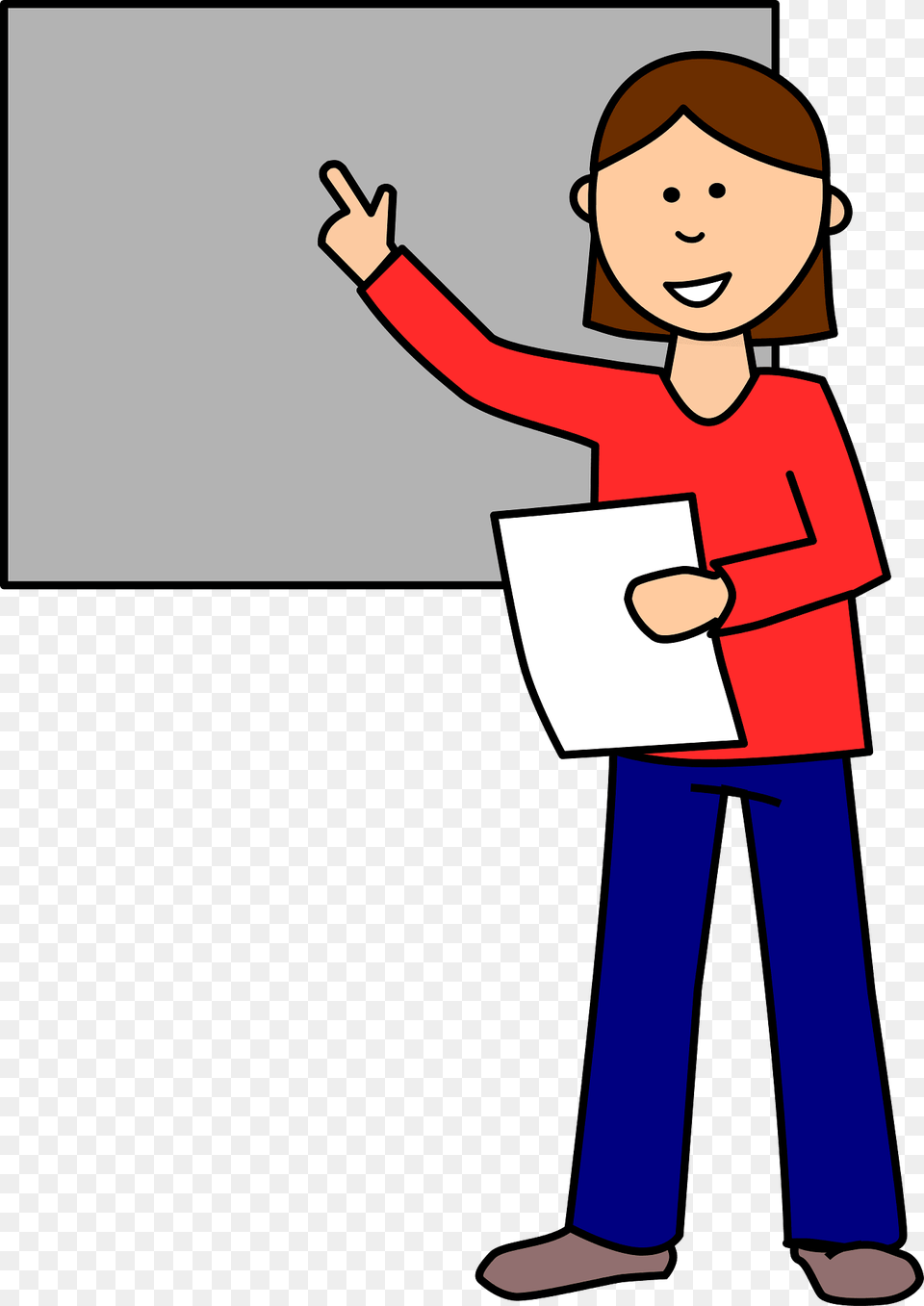 Presentation In The Classroom Clipart, Person, Face, Head, Clothing Free Png