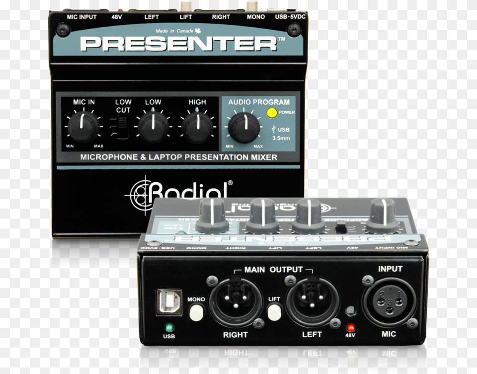 Presentation Mixer Amp Usb Interface Electronics, Stereo, Amplifier, Car, Transportation Free Png Download