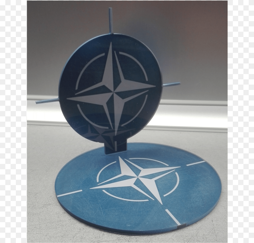Presentation Plate Round With Back Wall Nato Nato Flag Png