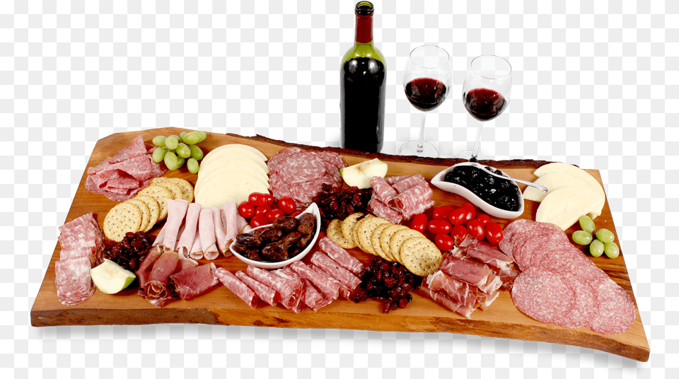 Presentation Platter With Display Food Canadian Cheese Pepperoni, Meal, Dish, Pork, Meat Png