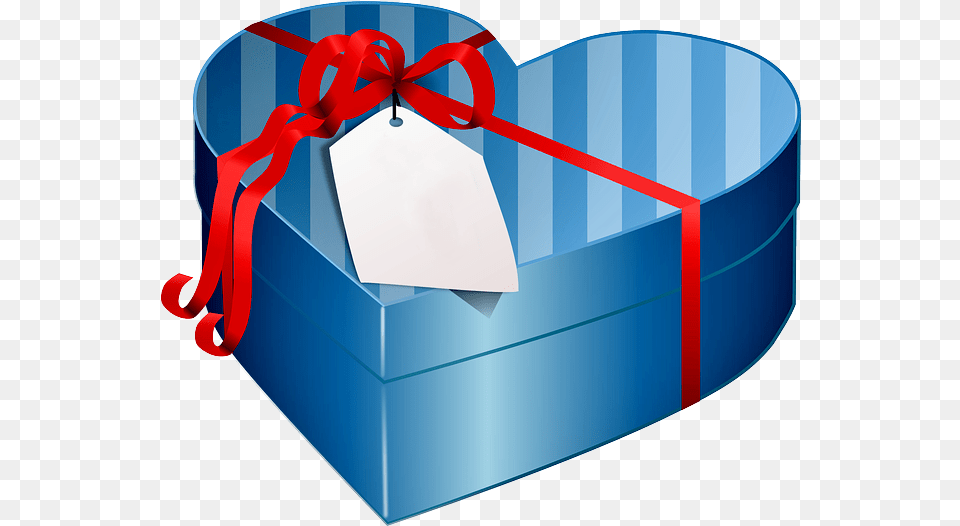 Presente Caixa De Presente Em Heart Gift Birthday Gift For Male, Box Free Transparent Png