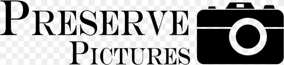 Preserve Pictures Logo V3 Black And White Png