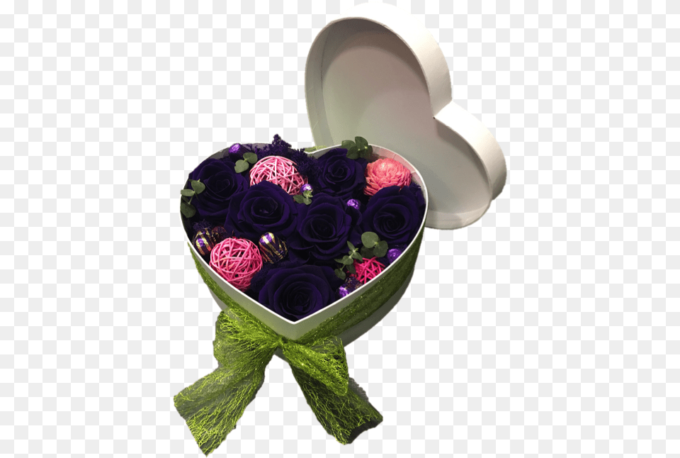 Preserved Rose Heart Box Garden Roses, Flower, Flower Arrangement, Flower Bouquet, Plant Free Png