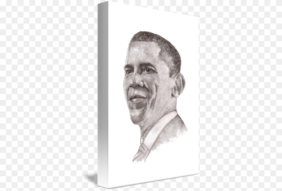 President Barack Obama By Nan Wright Clip Freeuse Barack Obama, Portrait, Art, Drawing, Face Png