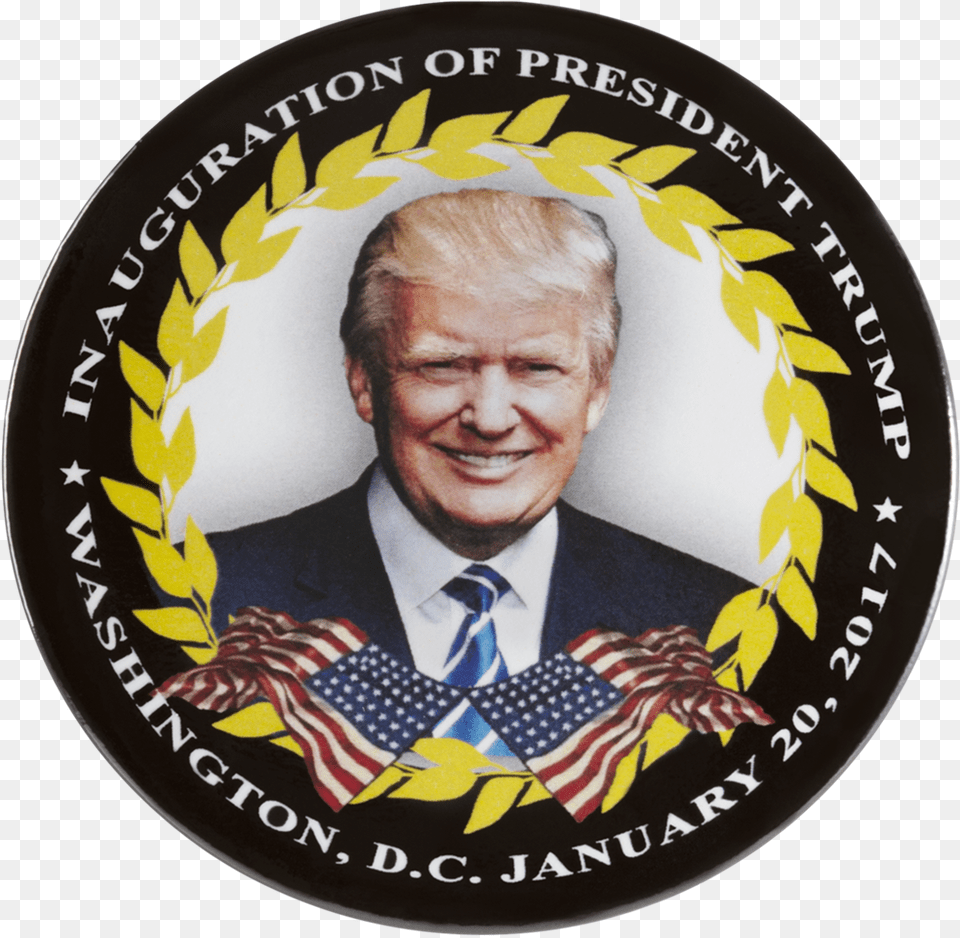 President Donald J President Donald Trump Inauguration Day, Badge, Symbol, Logo, Adult Png