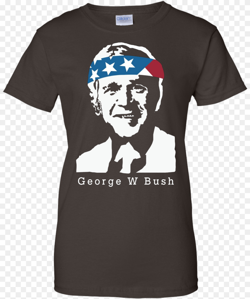 President George W Bush American Patriot Vintage T Shirt George Bush Shirt, Clothing, T-shirt, Adult, Male Free Png Download