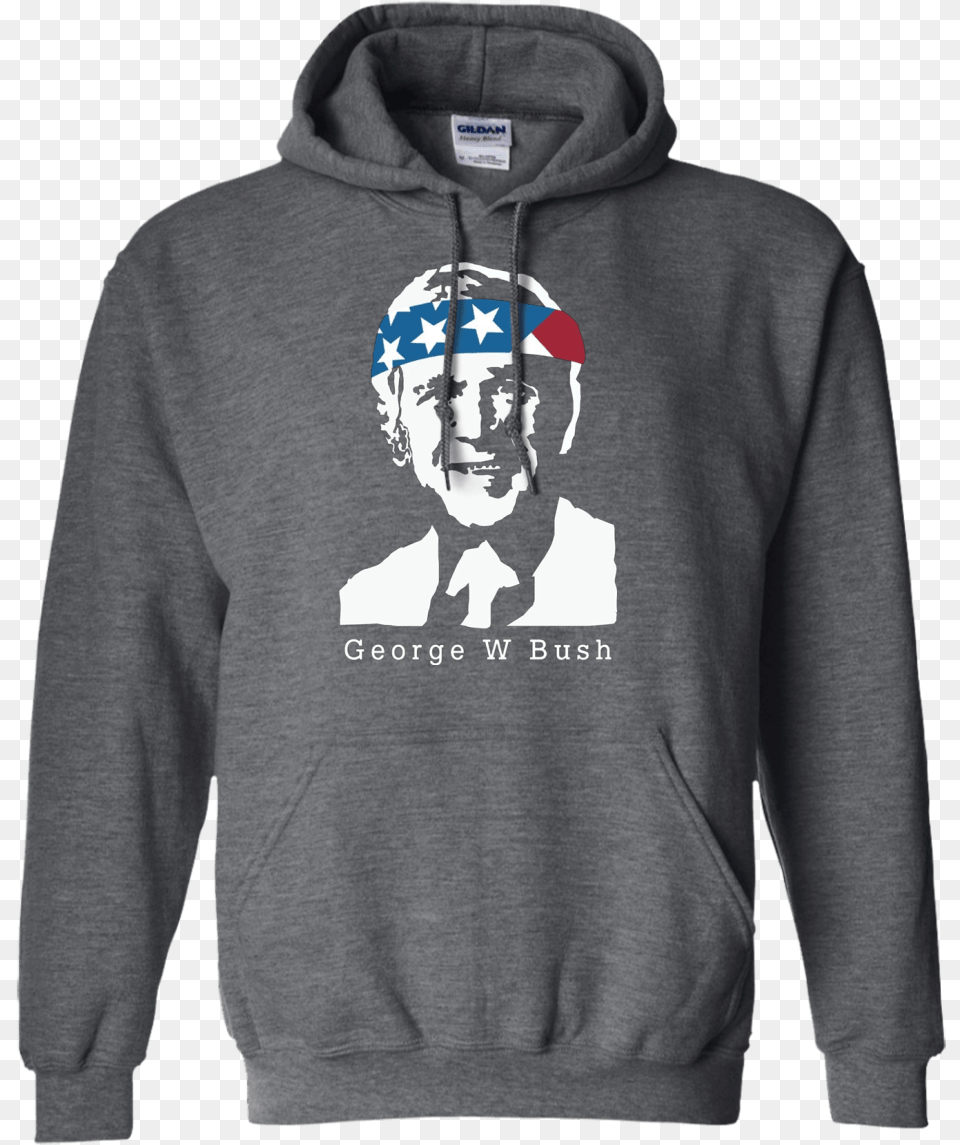 President George W Bush American Patriot Vintage T Shirt Photography Hoodie, Sweatshirt, Sweater, Knitwear, Clothing Png