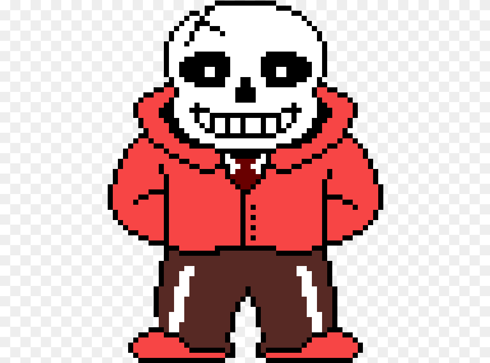 President Hardtale Sans Draw Sans Pixel Art, Clothing, Coat, Qr Code Png Image