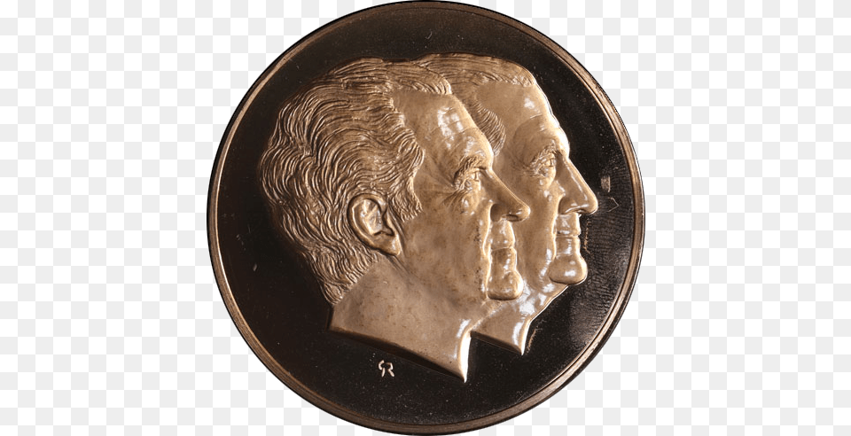 President Richard Nixon Inauguration Proof Bronze Dime, Coin, Money, Person, Nickel Free Png