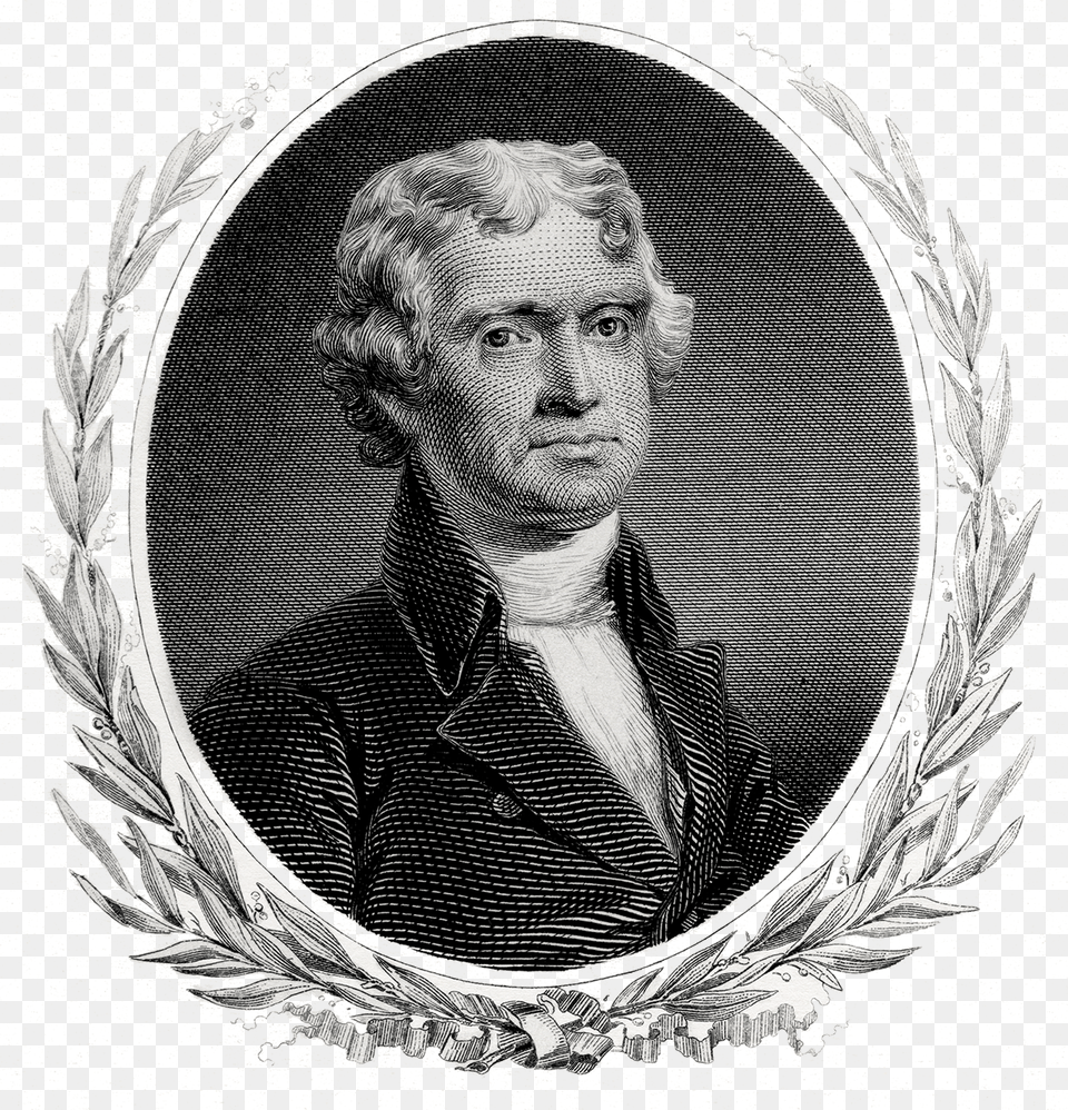 President Thomas Jefferson, Portrait, Photography, Face, Head Free Transparent Png