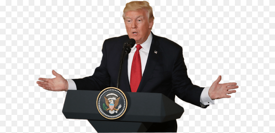 President Trump Donald Trump, Press Conference, Person, Crowd, People Free Transparent Png