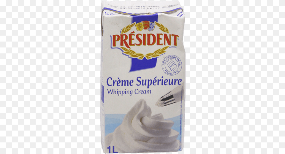 President Whipping Cream 1l Whipping Cream President, Dessert, Food, Whipped Cream, Diaper Png
