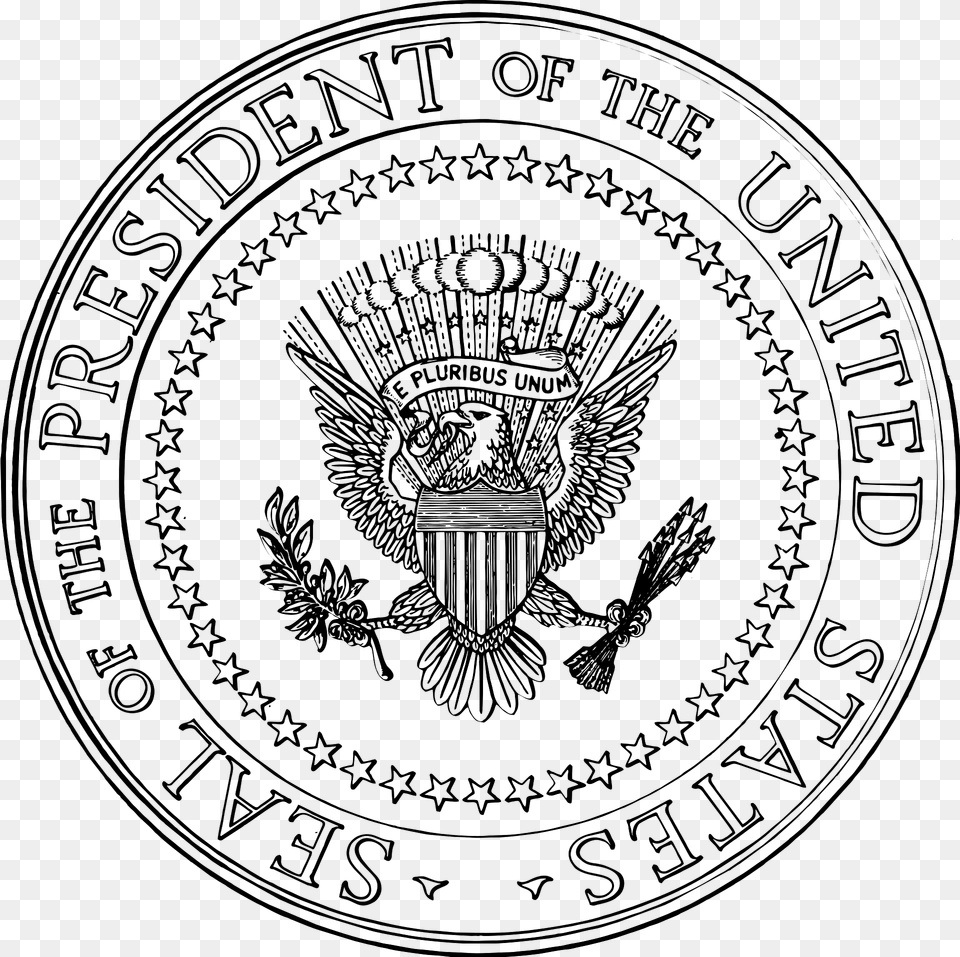 Presidential Seal Clipart, Emblem, Symbol, Logo, Animal Png Image