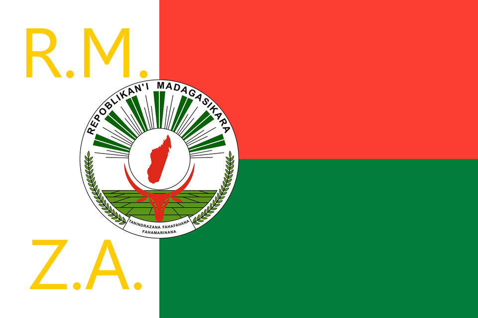 Presidential Standard Of Madagascar 1993 1996 Clipart, Logo Free Transparent Png