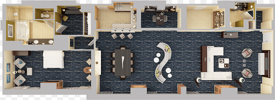 Presidential Suite Floor Plan, Art, Collage, Indoors, Interior Design Free Png Download