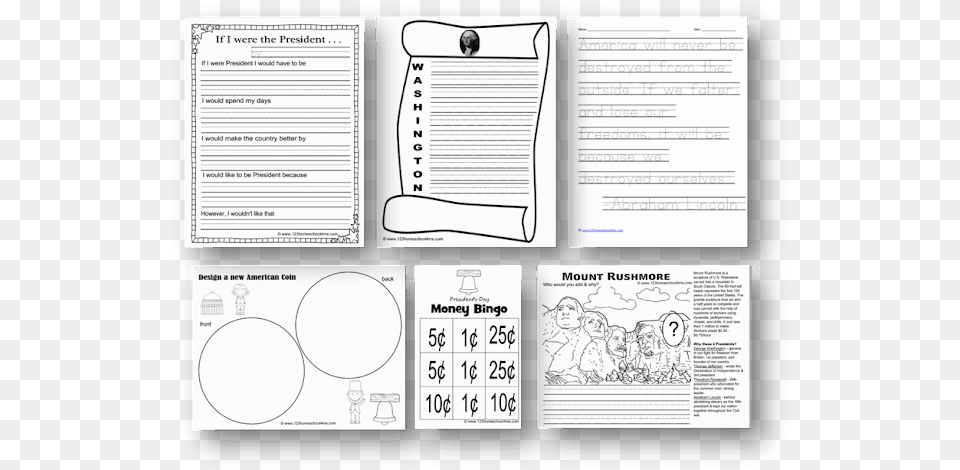 Presidents Day Worksheets For Kids Mount Rushmore Coloring Page, Text, Person, Face, Head Free Png