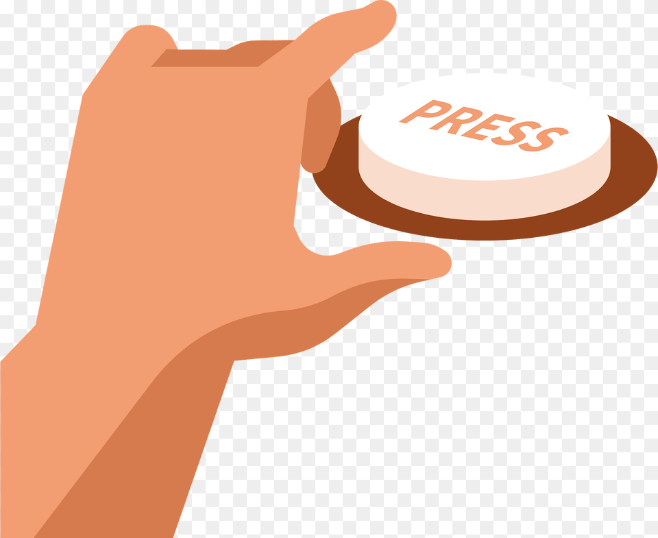 Press Button Clipart, Body Part, Finger, Hand, Person Png Image