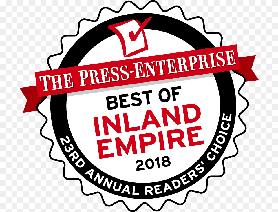 Press Enterprise Best Of Inland Empire 2018, Sticker, Logo, Ammunition, Grenade Png Image