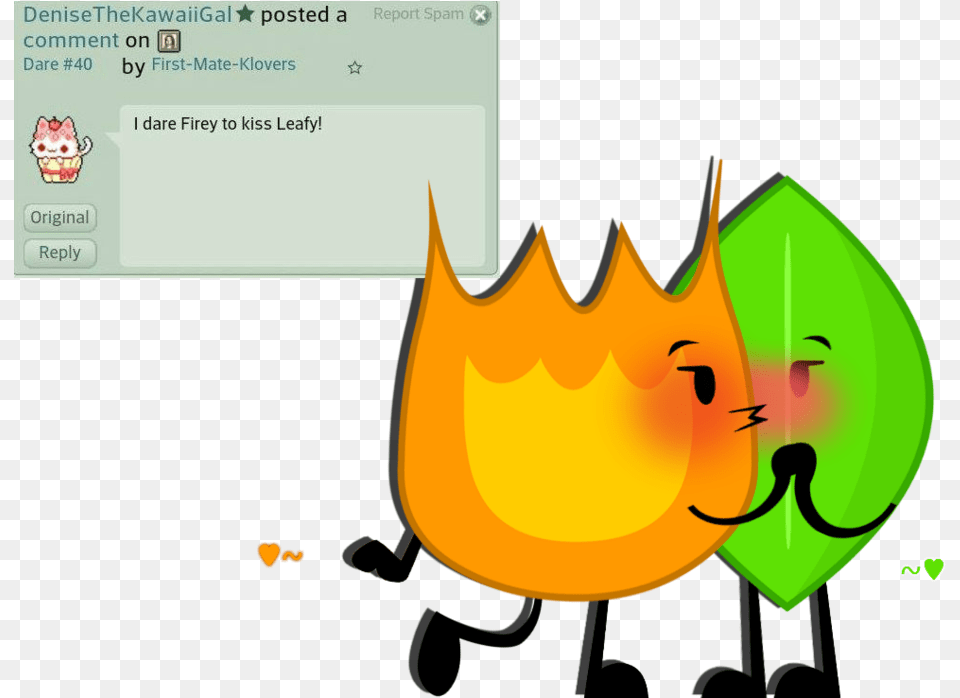 Press Question Mark To See Available Shortcut Keys Bfdi Firey X Leafy, Logo, Computer, Electronics, Pc Png
