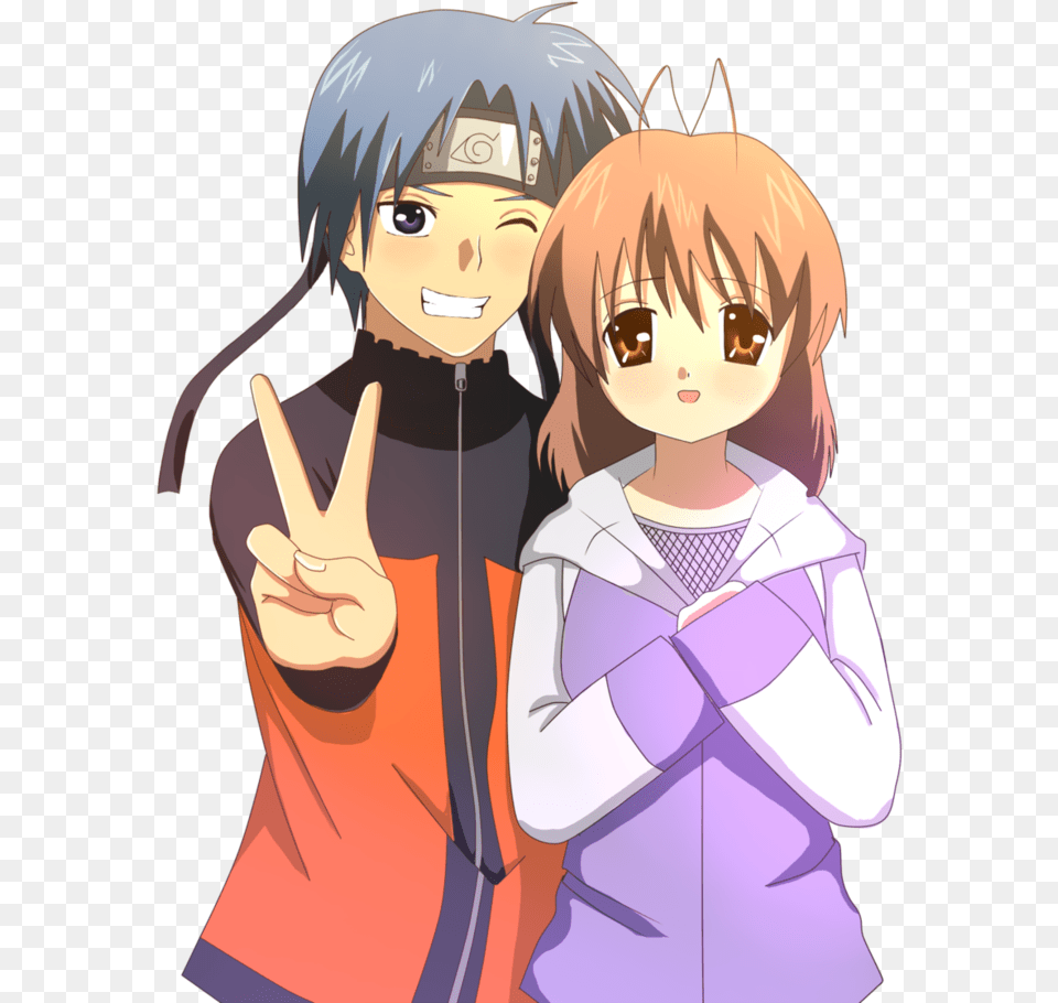 Press Question Mark To See Available Shortcut Keys Clannad Naruto, Publication, Book, Comics, Baby Png Image