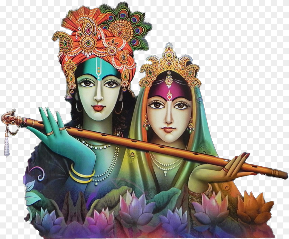 Press Question Mark To See Available Shortcut Keys Hd Radha Krishna Wallpaper Download, Adult, Person, Female, Woman Png Image