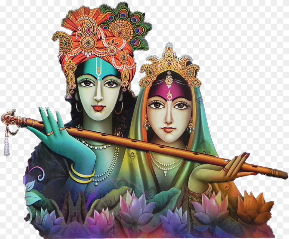 Press Question Mark To See Available Shortcut Keys Radha Krishna God Hd, Adult, Person, Female, Woman Free Png Download