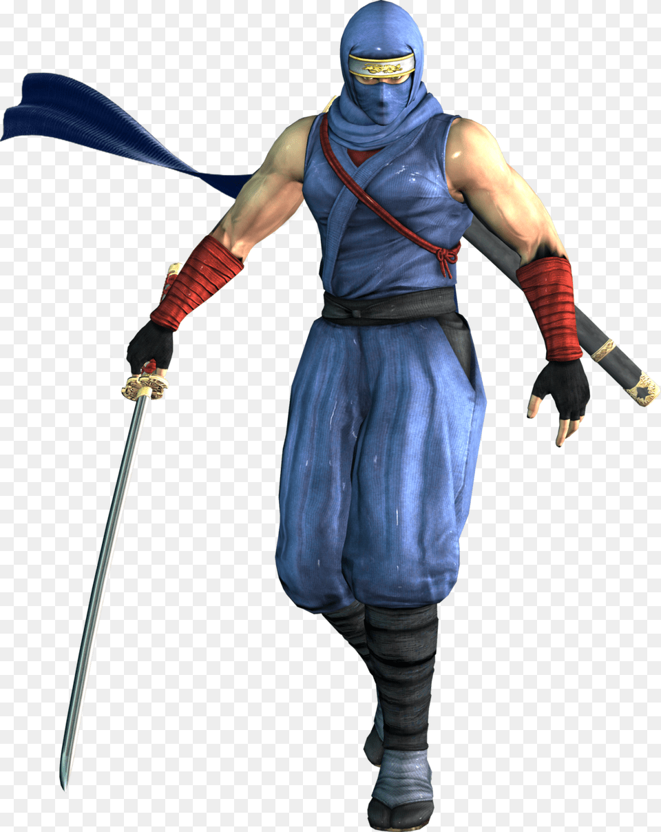 Press Question Mark To See Available Shortcut Keys Ryu Hayabusa Classic Costume, Person, Ninja, Adult, Man Free Transparent Png