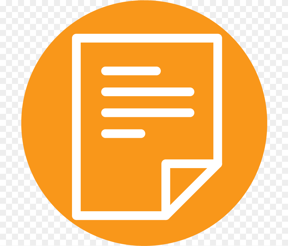 Press Release Icon Orange Report Icon, Sign, Symbol, Disk Png