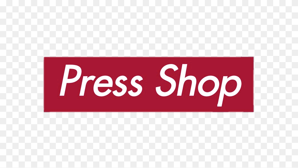 Press Shop Logo, Text Png Image