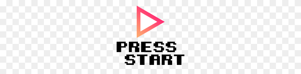 Press Start Image, Triangle Free Png Download