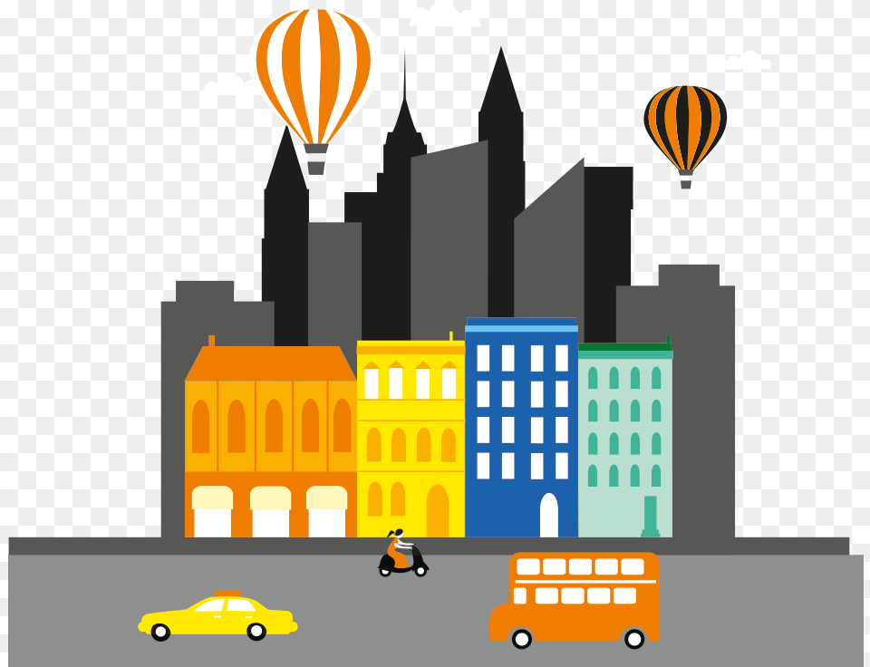 Press Start Orange Rseau, Neighborhood, Balloon, Vehicle, Transportation Free Transparent Png