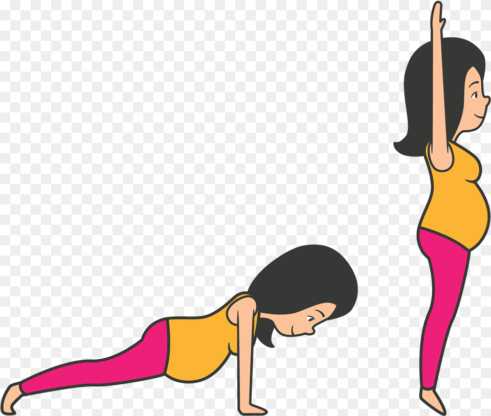 Press Up, Adult, Female, Person, Woman Free Png Download