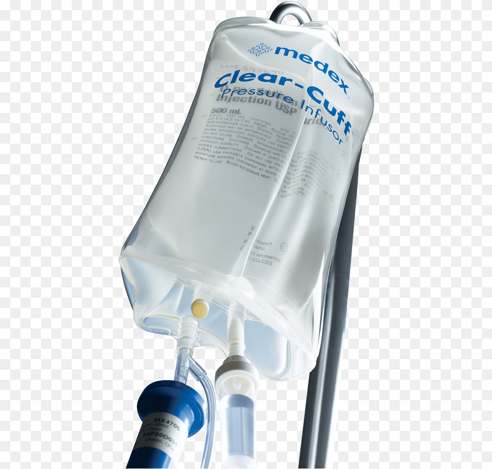 Pressure Bag Clear Cuff Pressure Infusion Bag Smith Medical, Cup, Bottle Png Image