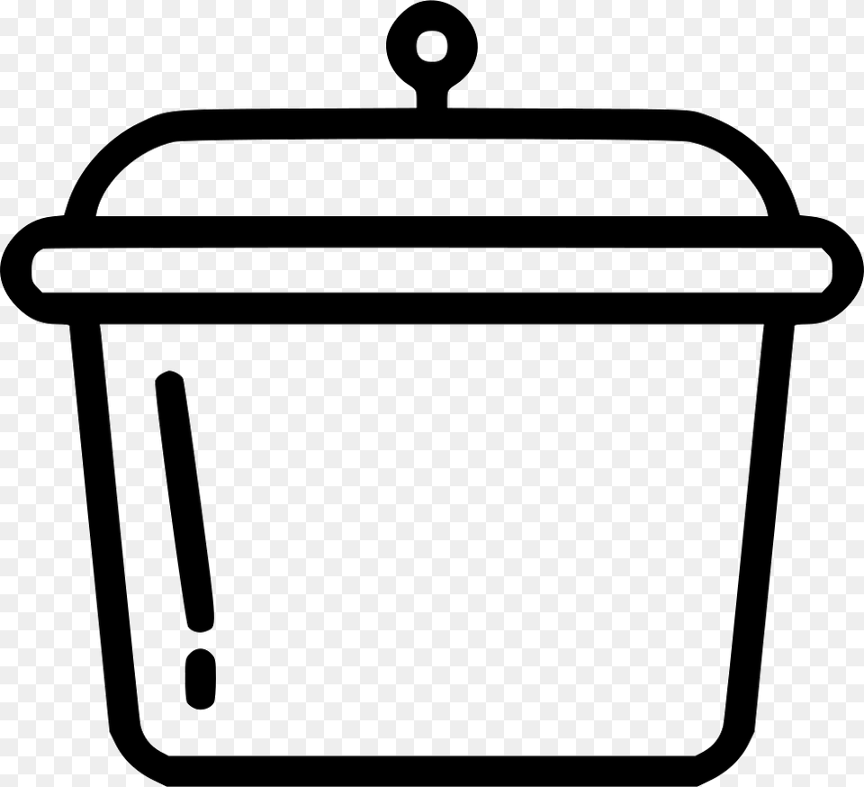 Pressure Cokker Pot Pan Tableware Cook Svg Icon Clipart Pressure Cooker, Stencil, Jar, Mailbox Free Png Download