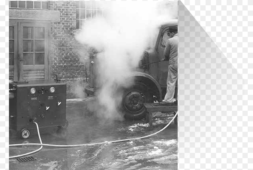 Pressure Washer In The 1920s, Person, Machine, Wheel, Car Png