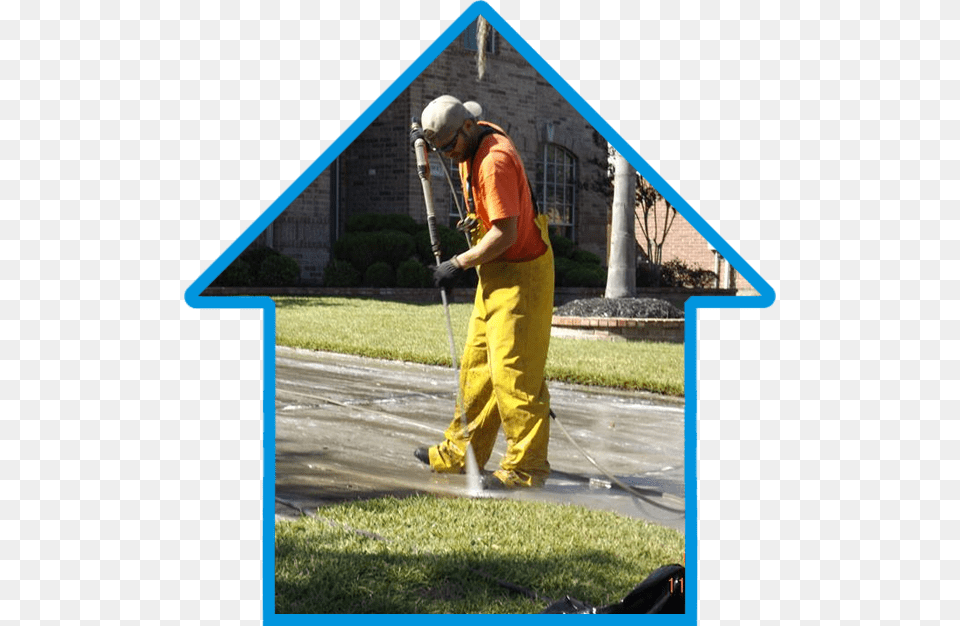 Pressure Washing Pearland Tx Grass, Plant, Adult, Person, Man Free Png
