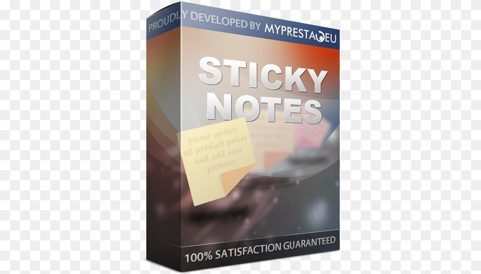 Prestashop Back Office Sticky Notes Book Cover, Advertisement, Poster, Publication, Business Card Png