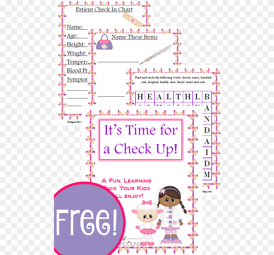 Pretend Dr Printables, Baby, Person, Text, Face Free Transparent Png