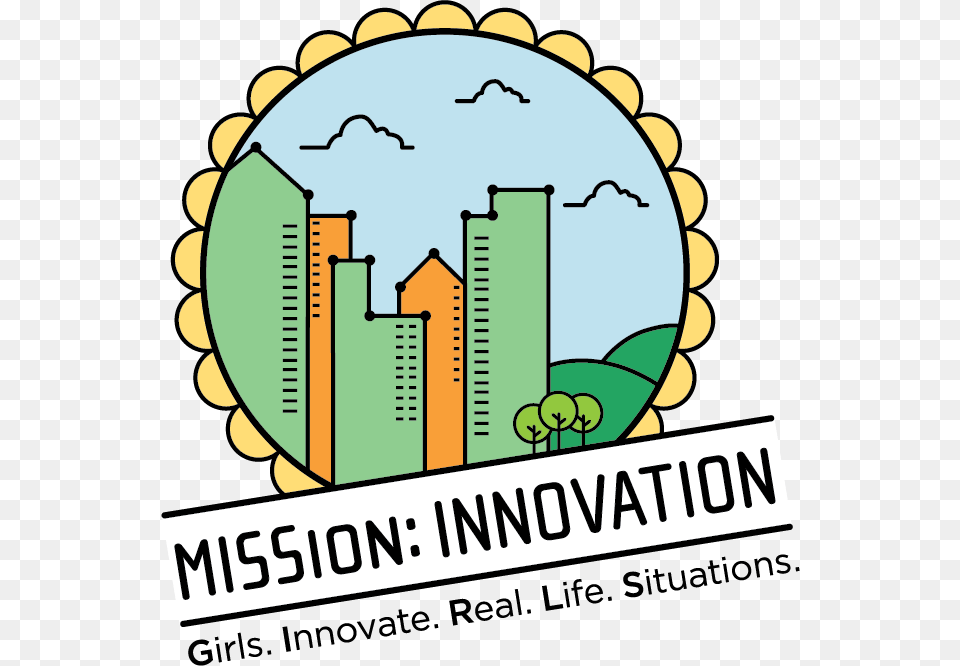 Pretty Brainy Mission Innovation Girls Innovate Real Life, City, Neighborhood, Advertisement, Poster Free Png Download