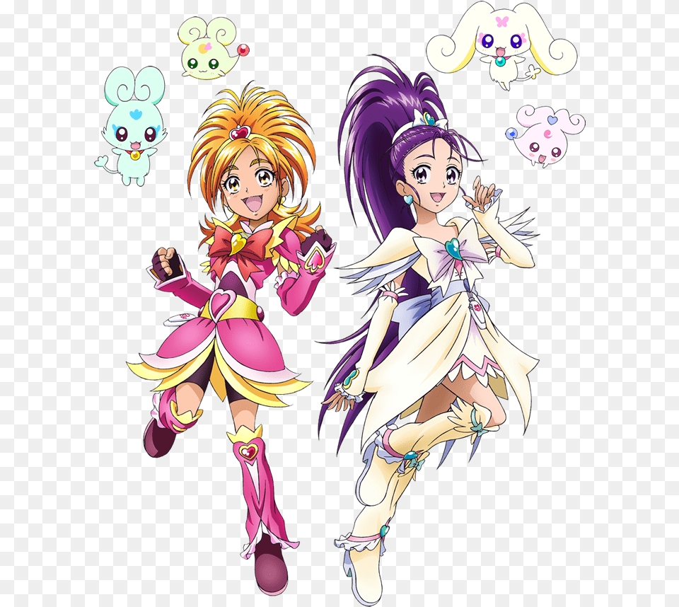 Pretty Cure All Stars Haru No Carnival Splash Star Pretty Futari Wa Precure Splash Star Render, Publication, Book, Comics, Manga Free Transparent Png