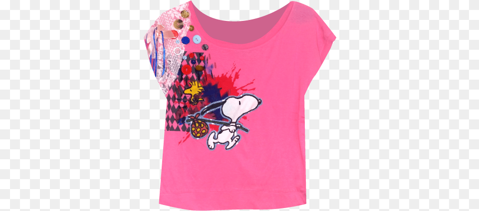 Pretty Disturbia Pink Splatter Hello Kitty Klder, Clothing, T-shirt Free Png