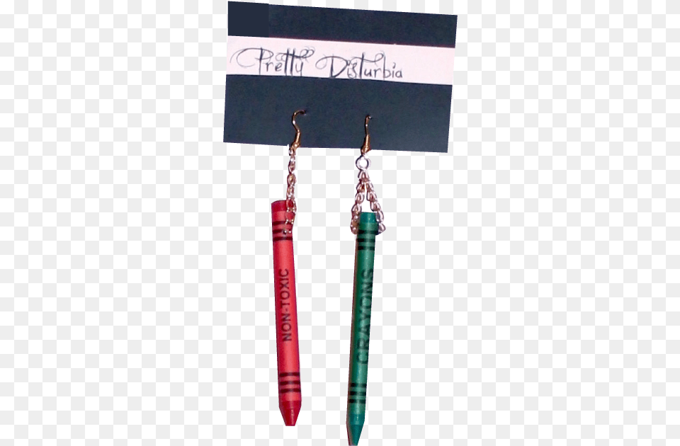 Pretty Disturbia Red Green Christmas Crayon Earrings, Accessories, Earring, Jewelry, Dynamite Free Png