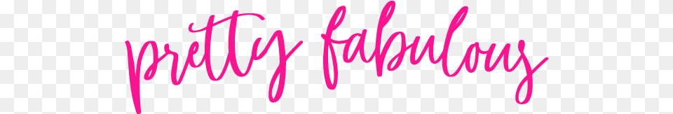Pretty Fabulous Logo Calligraphy, Handwriting, Text Png Image
